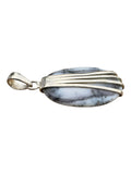 Dendritic Opal Solid 925 Sterling Silver Pendant
