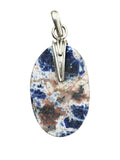 Sodalite Solid 925 Sterling Silver Pendant