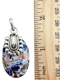 Sodalite Solid 925 Sterling Silver Pendant