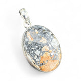 Maligano Jasper Solid 925 Sterling Silver Pendant