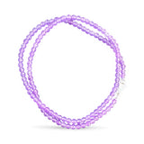 Amethyst 4 mm Beaded Necklace