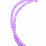 Amethyst 4 mm Beaded Necklace