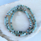 Amazonite 4 mm beaded Necklace