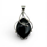 Black Onyx Solid 925 Sterling Silver Pendant