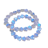 Rainbow Moonstone star Beaded Bracelet