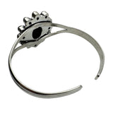 Black Onyx Solid 925 Sterling Silver Cuff Bracelet