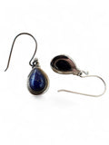 Blue Lapis Solid 925 Sterling Silver Earrings