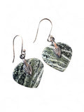 Chrysotile Solid 925 Sterling Silver Earrings