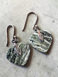 Chrysotile Solid 925 Sterling Silver Earrings