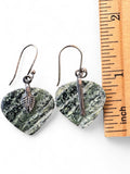 Chrysotile Solid 925 Sterling Silver Earrings