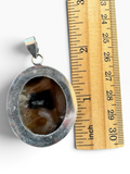 Montana Agate Silver Overlay Pendant