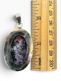 Rhodonite Silver Overlay Pendant