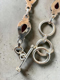 Rhodonite Solid 925 Sterling Silver Bracelet