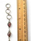 Rhodonite Solid 925 Sterling Silver Bracelet