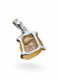 Rough Citrine Solid 925 Sterling Silver Pendant