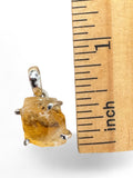 Rough Citrine Solid 925 Sterling Silver Pendant