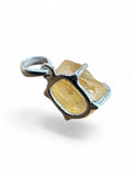 Rough Citrine Solid 925 Sterling Silver Pendant