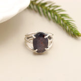 Iolite Sunstone Solid 925 Sterling Silver Ring 9.5