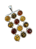 Baltic Amber Solid 925 Sterling Silver Pendant