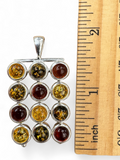 Baltic Amber Solid 925 Sterling Silver Pendant
