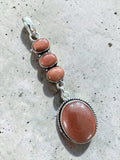 Goldstone Silver Overlay Pendant