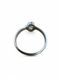 Making Waves Jewelry and Accessories sterling silver ring featuring an oval-cut rutilated quartz gemstone