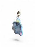 Back view of a Making Waves Jewelry and Accessories sterling silver pendant showing the 925 hallmark stamp