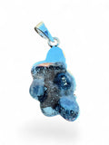 Back view of Making Waves Jewelry and Accessories sterling silver pendant showing 925 hallmark stamp