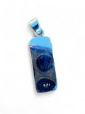 Making Waves Jewelry and Accessories sterling silver pendant back view with 925 hallmark stamp