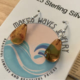 Authentic Baltic Amber Solid Sterling Silver Earrings