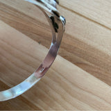 Triple Labradorite Solid 925 Sterling Silver Cuff Bracelet