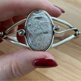 Crazy Lace Solid 925 Sterling Silver Cuff Bracelet