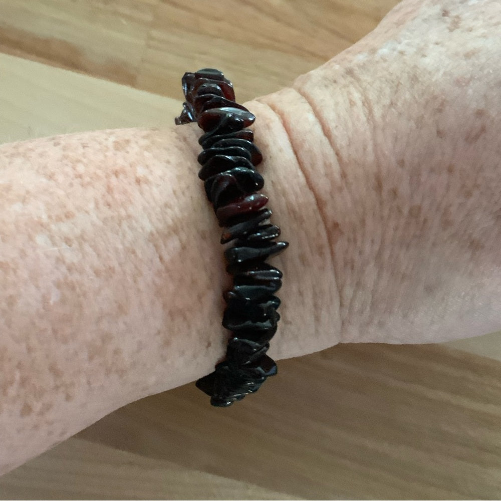Authentic Baltic Amber - Cherry Stretch Bracelet