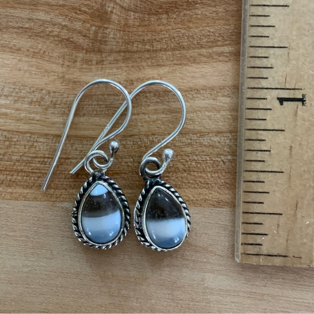 Owyhee Opal Solid 925 Sterling Silver Earrings