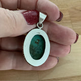 Shattuckite Solid 925 Sterling Silver Pendant