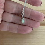 Ethiopian Opal Solid 925 Sterling Silver Pendant Necklace