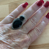 Black Onyx Solid 925 Sterling Silver Ring