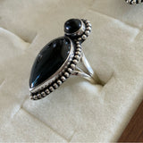 Black Onyx Solid 925 Sterling Silver Ring