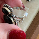 Black Onyx Solid 925 Sterling Silver Ring