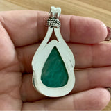 Amazonite Solid 925 Sterling Silver Pendant