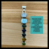 Chakra Solid 925 Sterling Silver Pendant