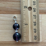 Faceted Amethyst Solid 925 Sterling Silver Pendant