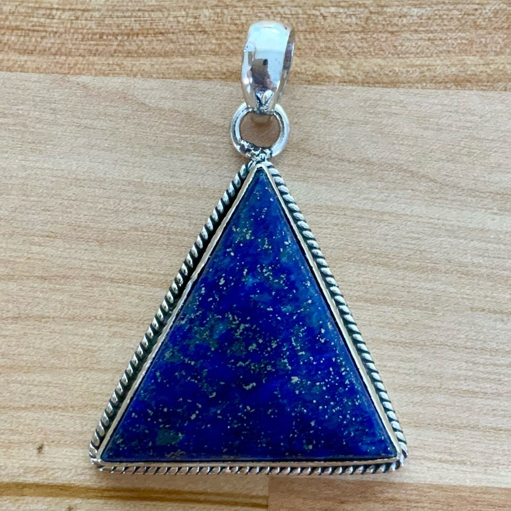 Blue Lapis Solid 925 Sterling Silver Pendant