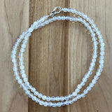 Opalite 4 mm 20 inch Beaded Necklace