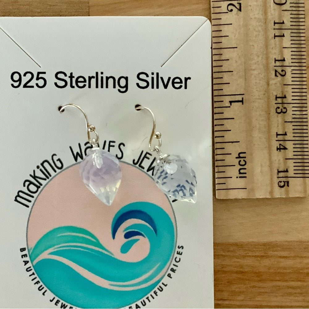 Opalite Solid 925 Sterling Silver Earrings