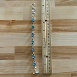 Aquamarine Solid 925 Sterling Silver Bracelet