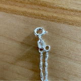 Dainty Ruby Solid 925 Sterling Silver Necklace